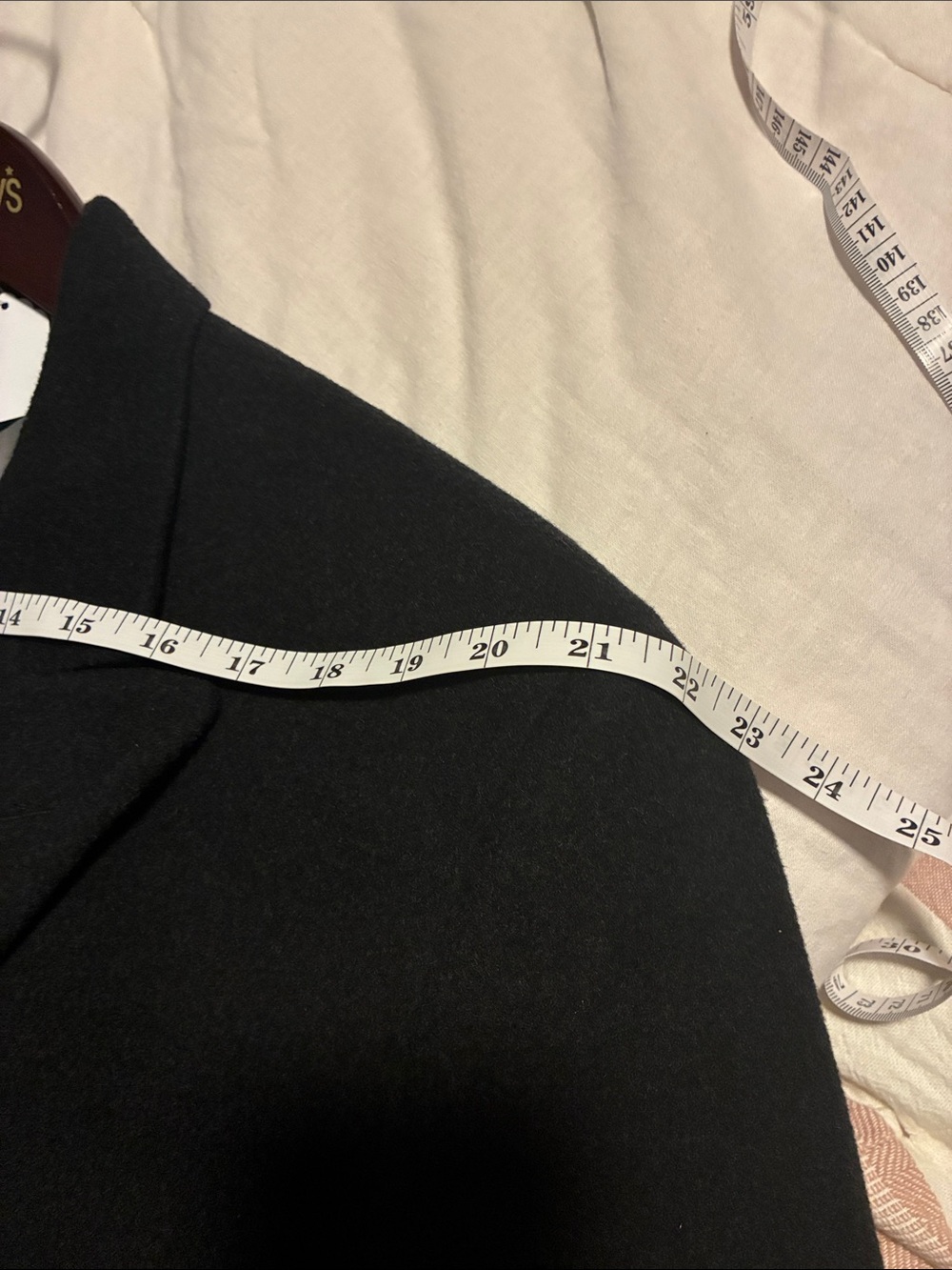 Calvin Klein Men's Black Wool and Cashmere OverCoat - Picture 6 of 8